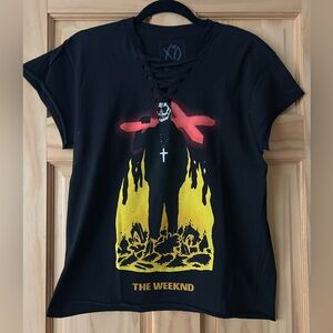 RARE XO The Weeknd Merchandise Graphic Tee. Size Medium